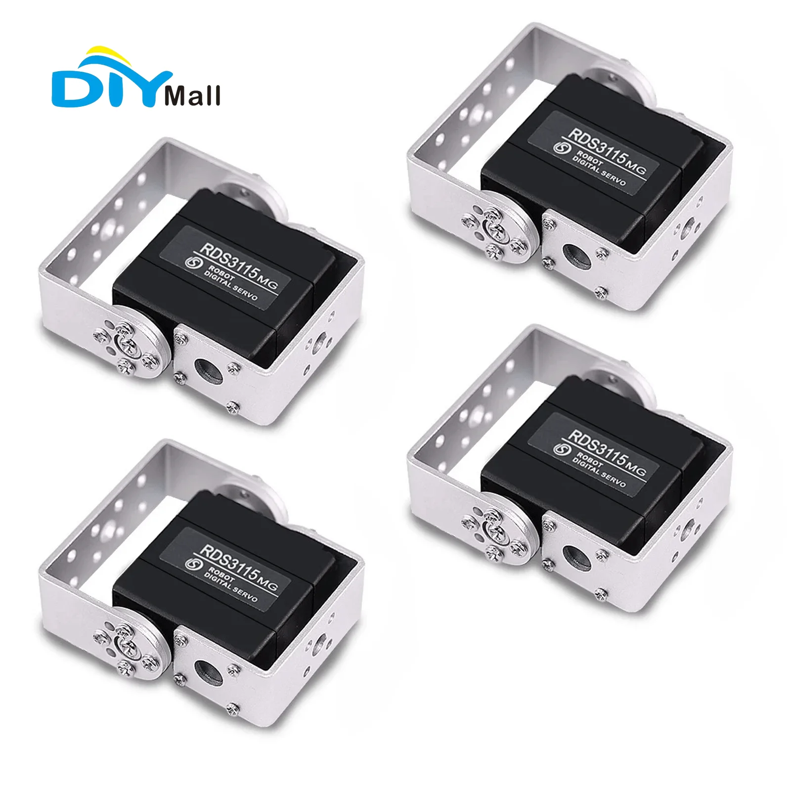 

DS Servo RDS3115MG 17KG Large Torque Digital Servo 180 270 Degree Biaxial High Speed Metal Gear for RC Robot Boat