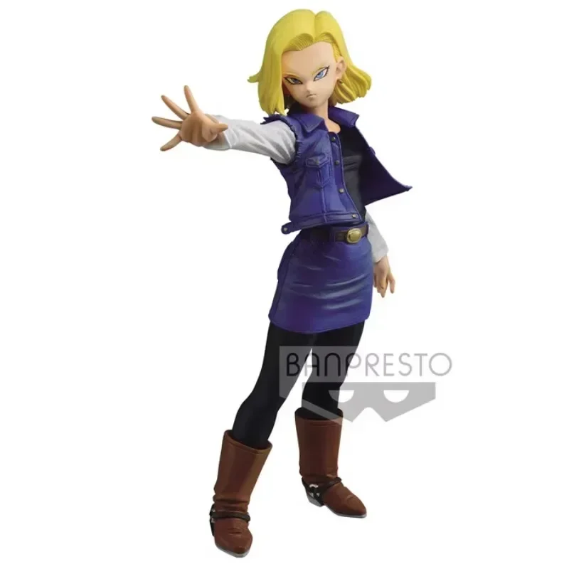 In Voorraad Bandai Originele Echte Dragon Ball Z Match Makers Android 18 Anime Figuur Model Speelgoed Verzamelbare Ornamenten Hoilday Cadeau