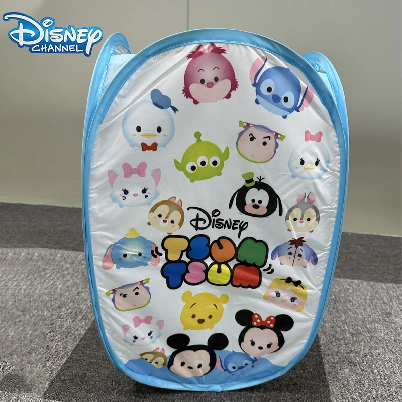 Disney Mickey Minnie Mouse Dirty Clothes Basket Fold Cartoon Cute Portable Dirty Clothes Basket Toy Sock Storage Basket Gifts