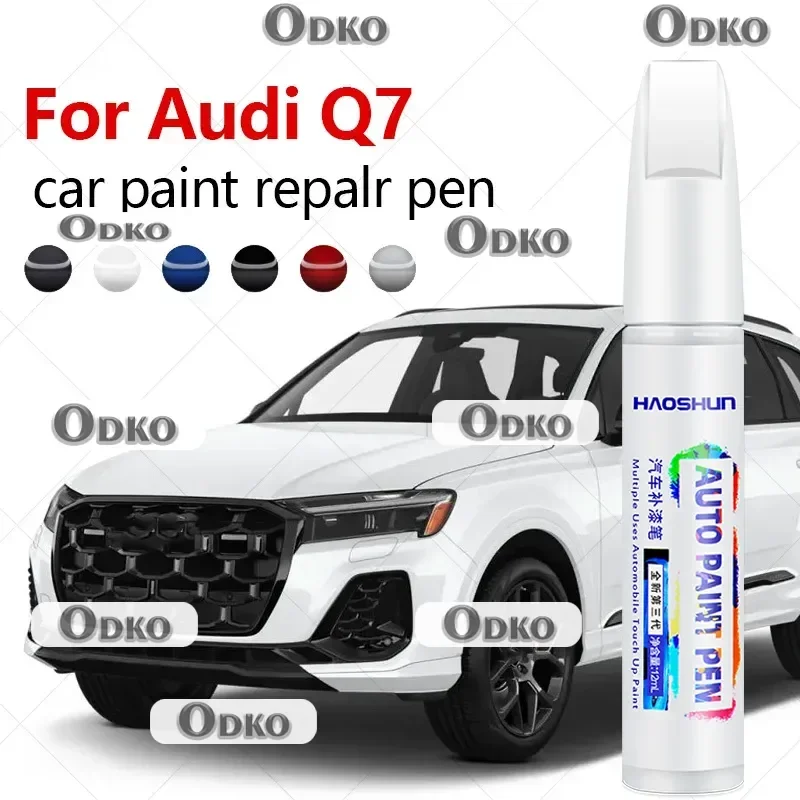 

Для Audi Q7 2005-2025 4L 4M Ручка для ремонта краски Touch Up Засіб для удаления царапин Автоаксессуары «сделай сам» Черный Белый Коричневый Серебристый Серый Красный