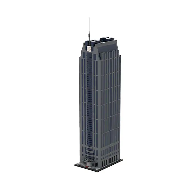 ﻿Architecture Series Millennium Tower Model Bricks MOC Assembly Street View Small Particle Building Block Collection Toy Gift