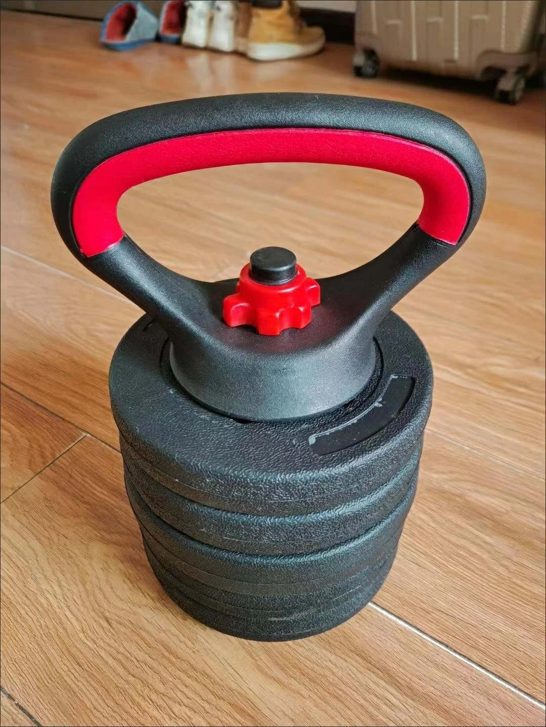 

Cast Iron Kettlebell Handle Core Fitness Strength Training Home Gym Workout Equipment