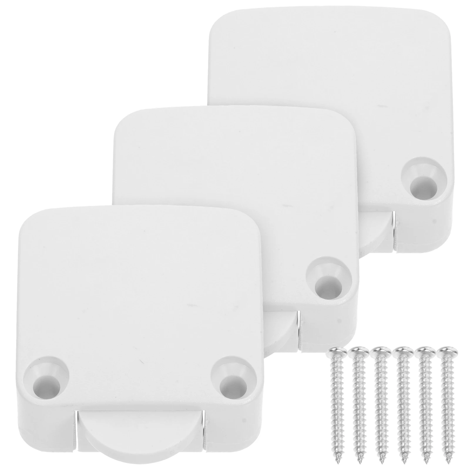 

3Pcs Cabinet 2A 12V 250V Wardrobe Door Auto Control Closet On Off Abs Lamp Switch 12V Light Switch 6 Screws Brown