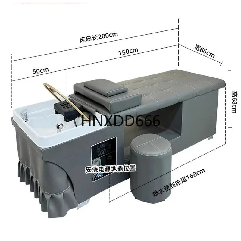 Professional Salon Makeup Chair Beauty Spa Shampoo Bed Nursing Styling Backwash Chair for Hair and Spa Treatments