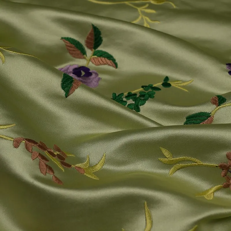 

Embroidered brocade jacquard fabric silk traditional pattern Chinese clothing cheongsam