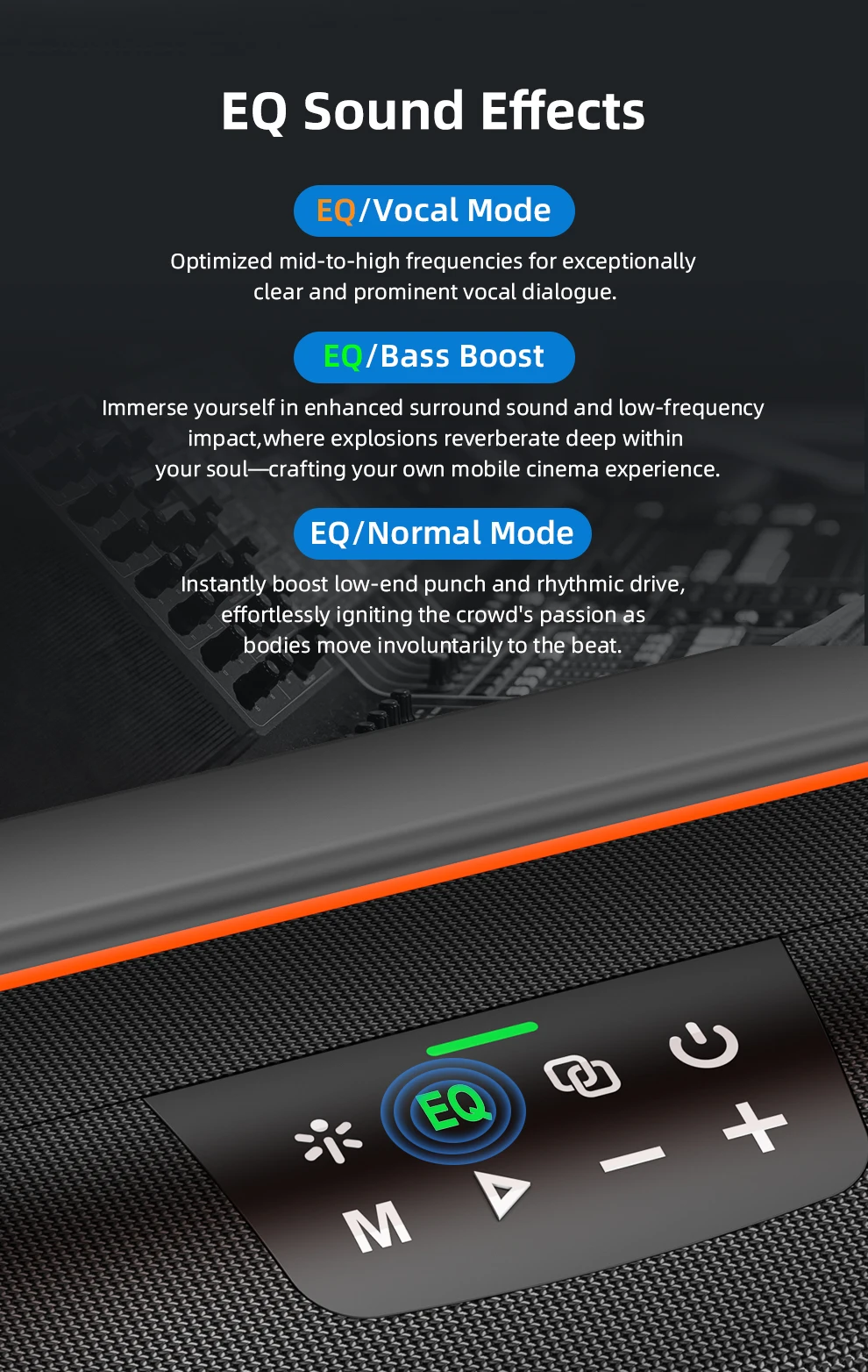 PL-zealot-ze41 250W Tragbarer Bluetooth-Lautsprecher StormBox Blast Outdoor Kabelloser Lautsprecher IPX6 Wasserdicht Party-Camping-Lautsprecher 12 Stunden Laufzeit – Detail 7