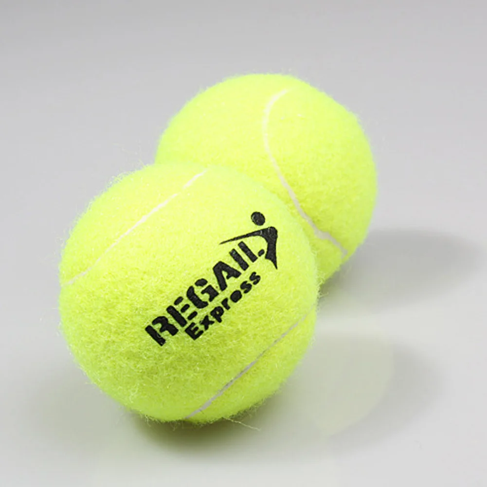 Professional Rubber Tennis Ball High Resilience Tennis Practice Ball for School Club Competition Training Exercises