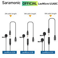 Saramonic LavMicro U1 Condenser Lavalier Lapel Microphone for iPhone iOS iPad Lightning Live Streaming Youtube Recording Vlog