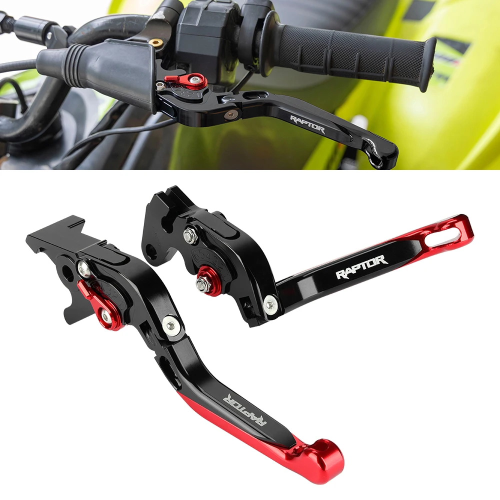 

Brake Extendable Foldable Adjustable Clutch Lever Compatible with Yamaha Raptor 700 700R YFM 125 250 350 660 125R 250R 2006-2025