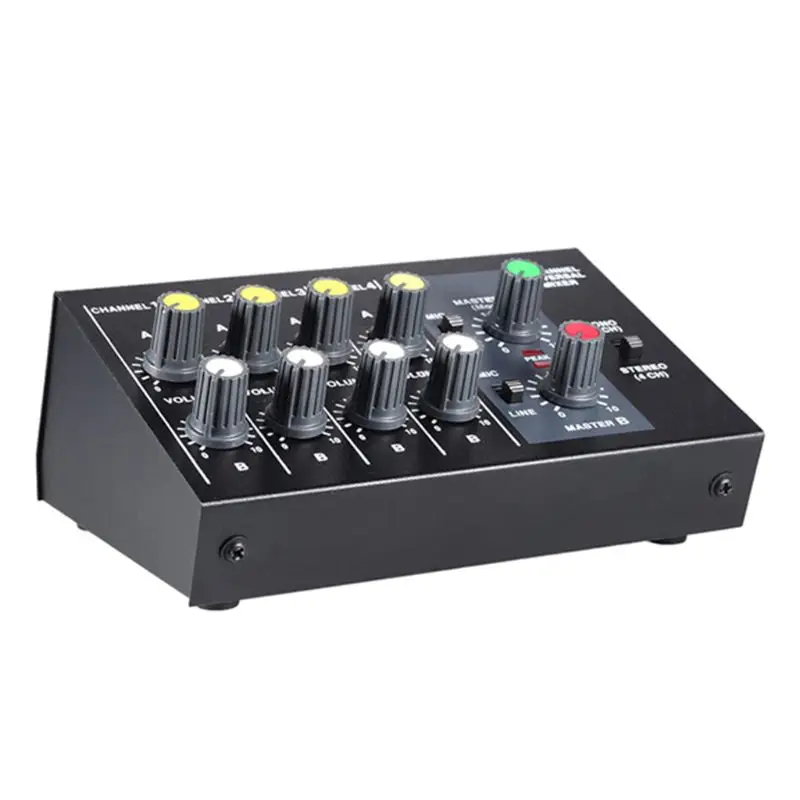 

8 Channel Mixing Console High and Low Impedance Circuit Design Accessories Drop shipping