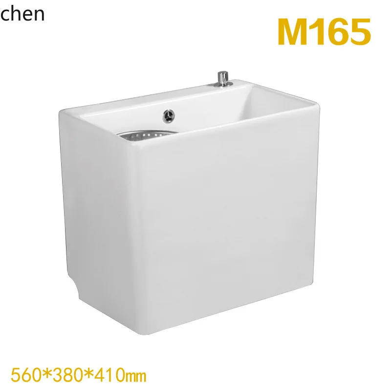 LXC Ceramic Mop Bucket Large Capacity Dual Drive Rotating Spin Dry Basket Floor Mop Basin Mop Basin