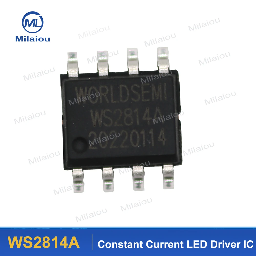 Constant current LED Driver IC WS2814A For LED Full-color Luminous Word Light String