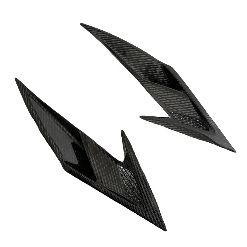 

Для Ferrari F8: накладки на фары, бамперные канарды и вентиляционные отверстия передних крыльев из сухого карбона в стиле PK