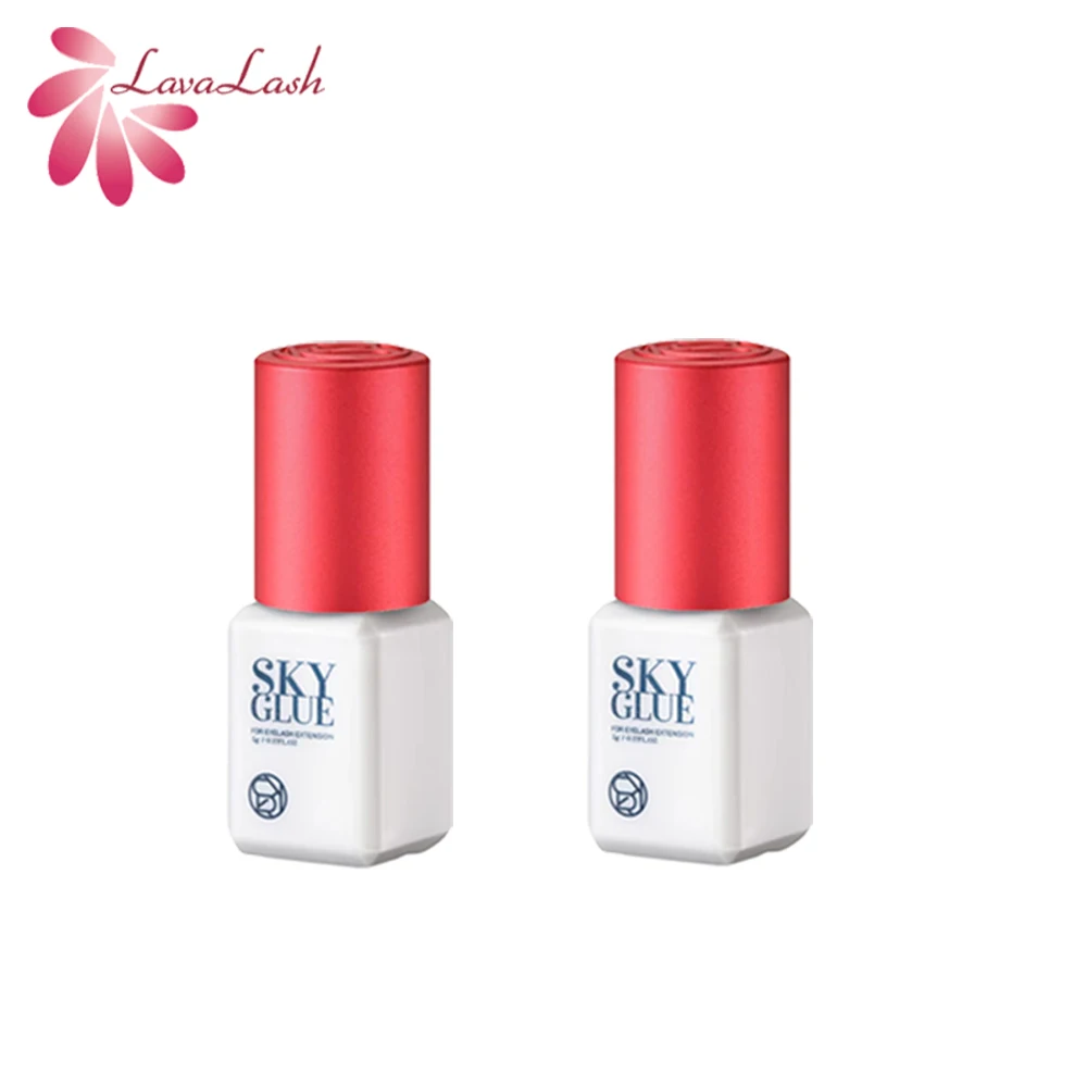 كوريا سكاي كولا 1s سريع الجفاف اضافية قوية الرموش الصناعية لاصق الاحتفاظ 6-7 أسابيع رمش تمديد أدوات ماكياج الغراء 5 زجاجات