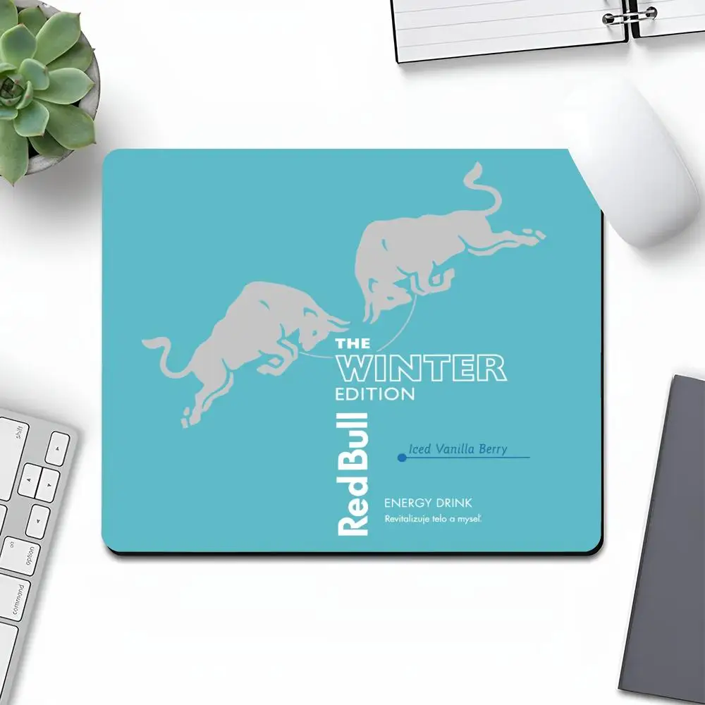 Moda vermelho b-bull mouse pad arte gaming gamer pequeno borda de travamento de borracha atacado grande computador mousepad portátil mesa