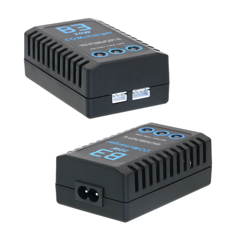 Chargeur équilibré Lipo Dilwe – Numérique, Avec Câbles, Pour Batteries RC, Détection Température, Courant, Temps