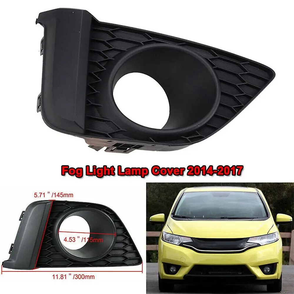 1x Right Front Bumper Bezel Fog Light Lamp Cover With Hole For Honda