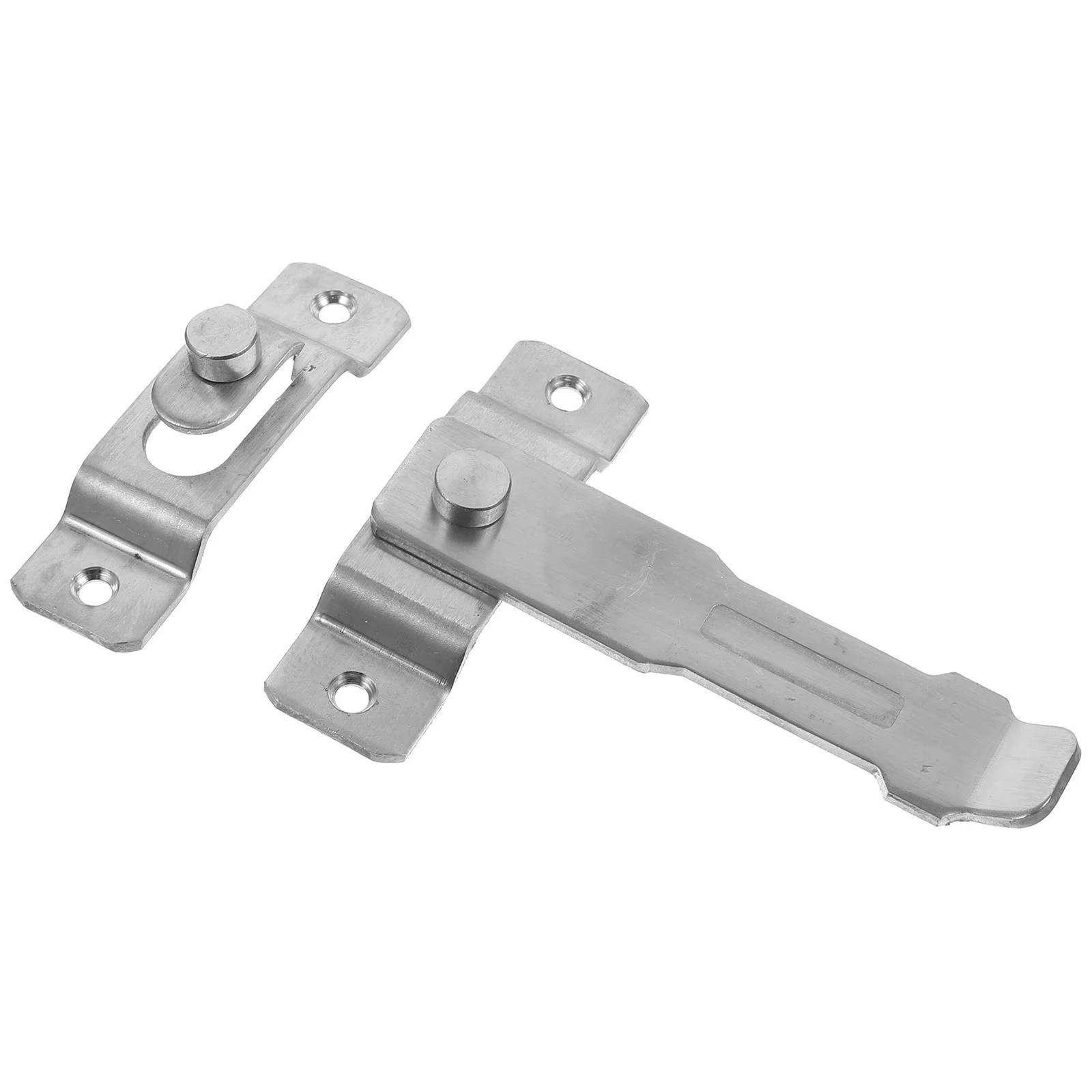 مزلاج الفولاذ المقاوم للصدأ 90 درجة قفل التقليب لبوابة الحظيرة المرآب الحمام انزلاق الباب الباب هوك المشبك قفل أمان