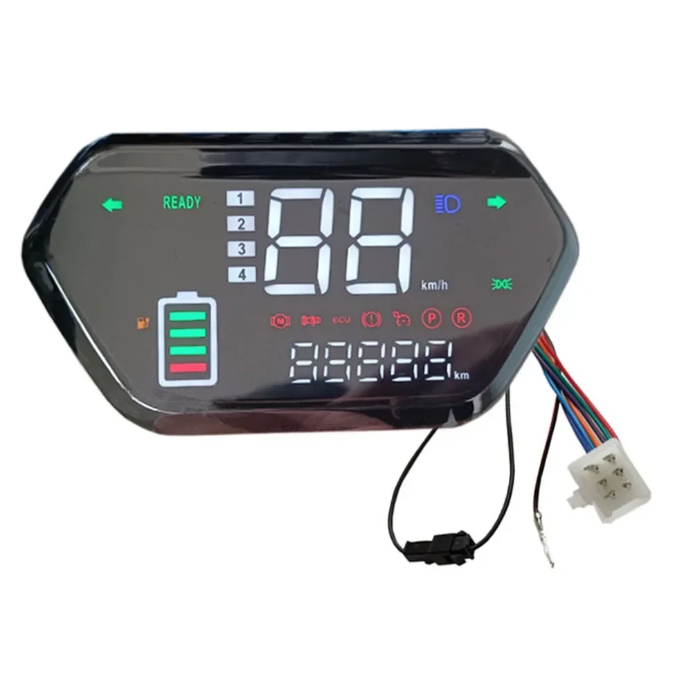48V 60V 72V 6PIN LCD Display Electric Bike Meter Control Panel For EBike Electric Scooter Display Positive Negative Control Fit