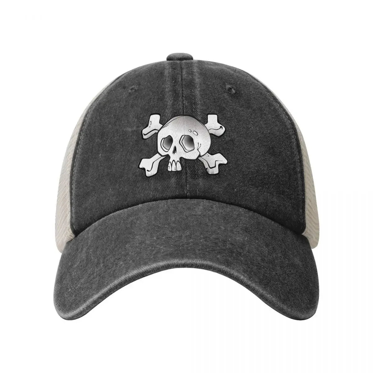 Jolly Rodger skull and crossbones pirate symbol Baseball Cap Bobble Hat birthday Hood Trucker Hats For Men Women's