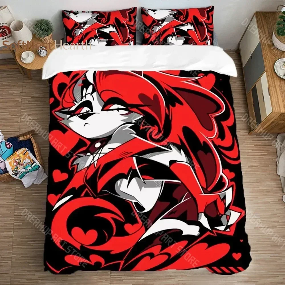 2026 3D Print Blitzo-Stolas Hell-Boss Quilt Cover Multiple Sizes Duvet Covers Cartoon Bedding Comforter Sets Bed Decor Fun Home