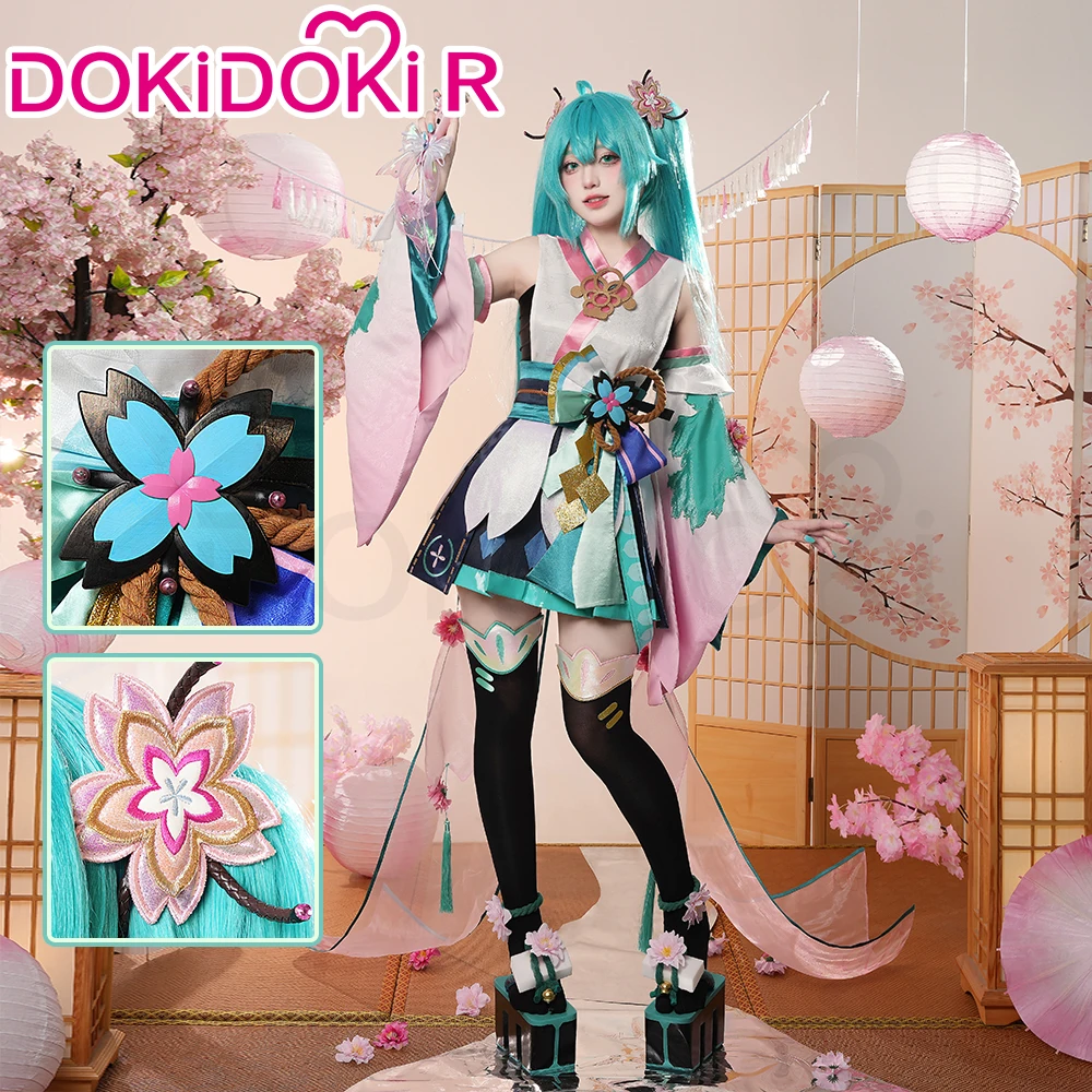 IN STOCK MIKUU Cosplay Costume Game Cosplay DokiDoki-R Onmyoji Mikku Cosplay Women Cute Pink Costume Kimono Dress Mikuu Cosplay