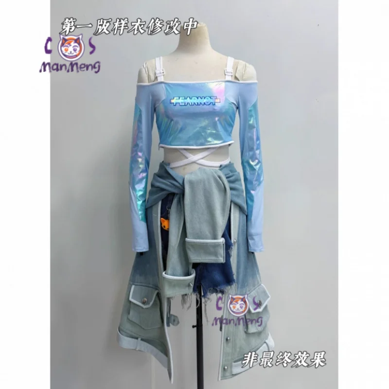 

Кирико Косплей Костюм Игра OVERWATCH2 Топ джинсовая куртка брюки шляпа реквизит аксессуары комплект Хэллоуин вечеринка новая женская униформа Кирико