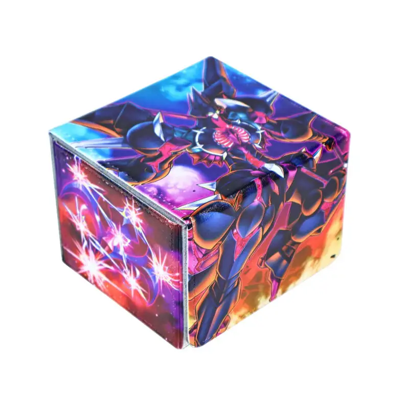 

Yu-Gi-Oh! Number C101: Silent Honor DARK DIY Large Capacity Leather Card Box Thickened Anime Game Collection Card Storage Box