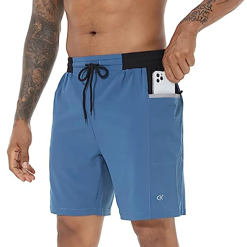 Tyhengta bañador de secado rápido para hombre, pantalones cortos de tabla de Surf con bolsillos con cremallera y forro de malla