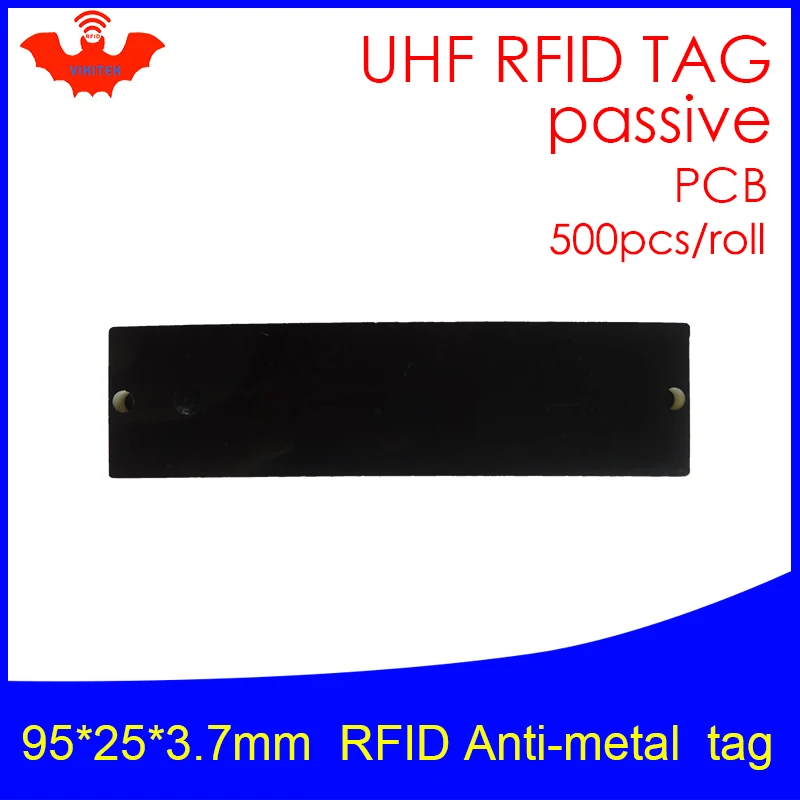 UHF RFID metal tag 915mhz 868mhz Alien H3 EPC ISO18000 6c 500pcs free shipping 95*25*3.7mm long range PCB passive RFID tags