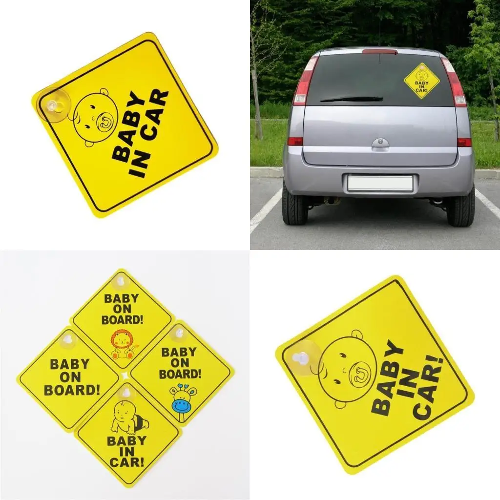 

02DE Baby On Boards Car Stickers Baby On Boards Signs for Long Lasting Visibility