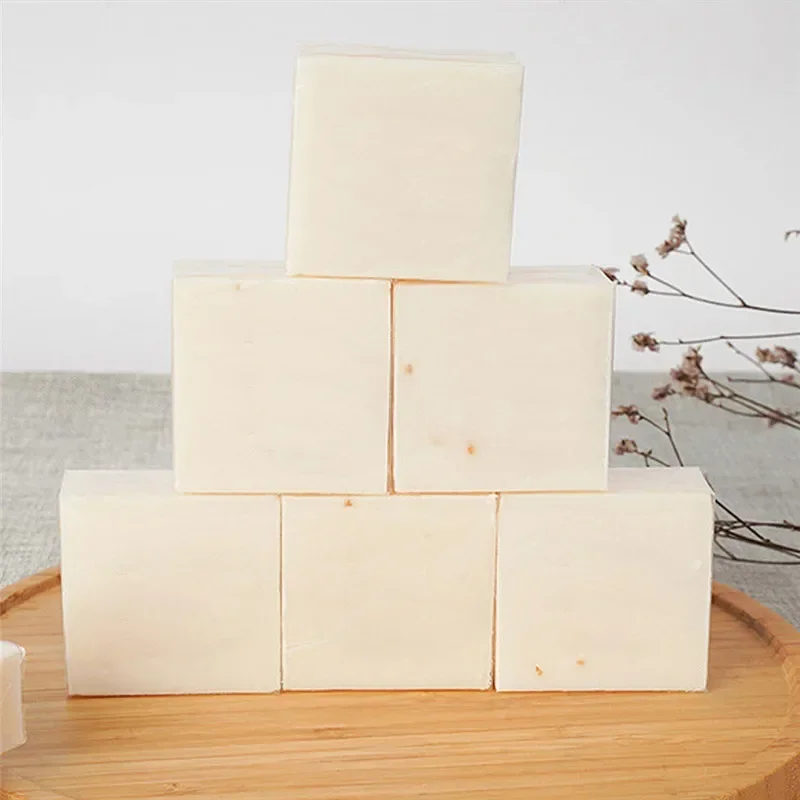 65g Rice Milk Soap Collagen Vitamin Skin Whitening Acne Pore Removal Moisturizing Cleansing Handmade Rice Milk Soap