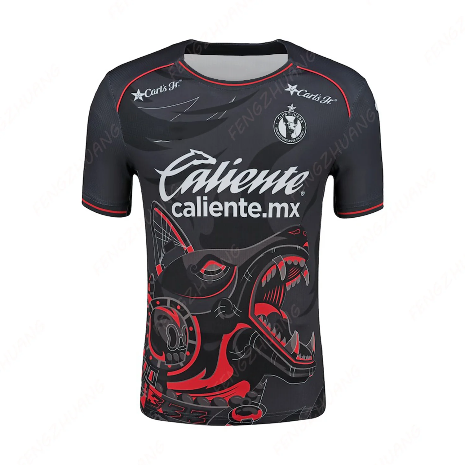 Club Tijuana Charly 2024/25 Jersey Outdoor Sweat Absorbent Quick Dry Soccer Jersey Summer Classic Casual Loose T-Shirt New