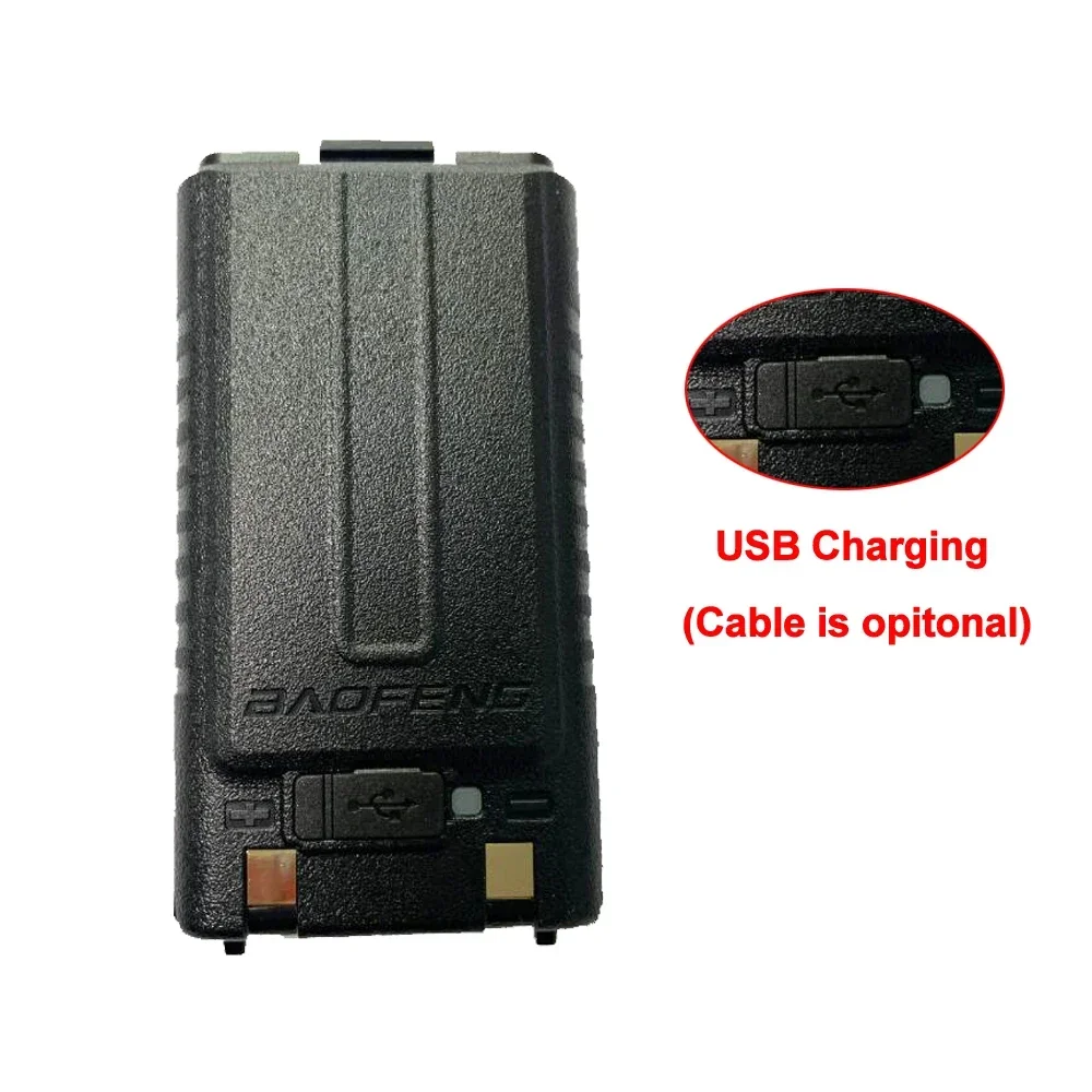 Оригинальный аккумулятор BL-K5 Plus для рации Baofeng UV-K5 Plus, USB-кабель C-типа для аккумуляторов серии Boafeng K5 Plus