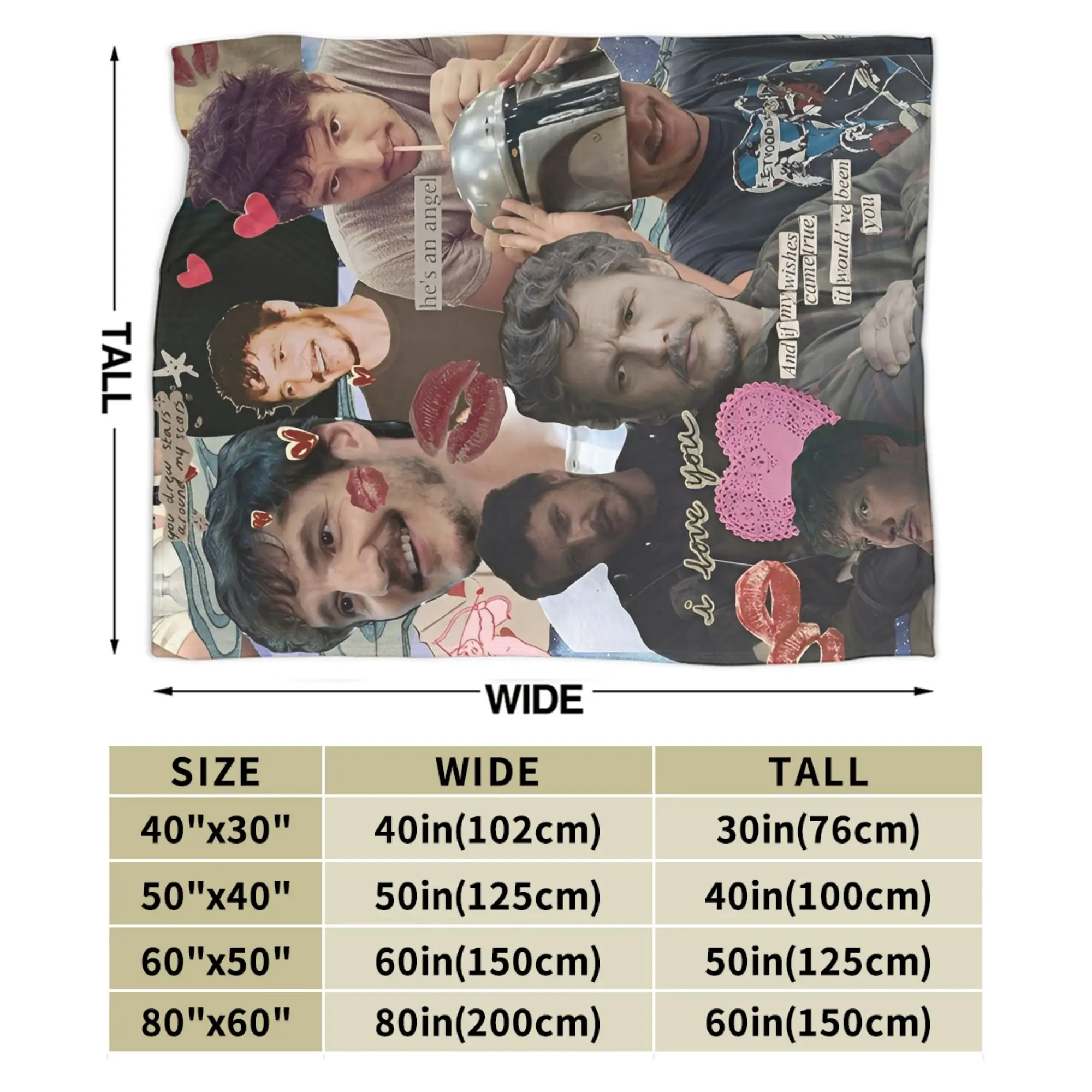 خوسيه بيدرو بالمسيدا باسكال بطانية التخييم الفانيلا رمي بطانية للأريكة السرير سوبر دافئ جودة مخصصة المفرش هدية فكرة