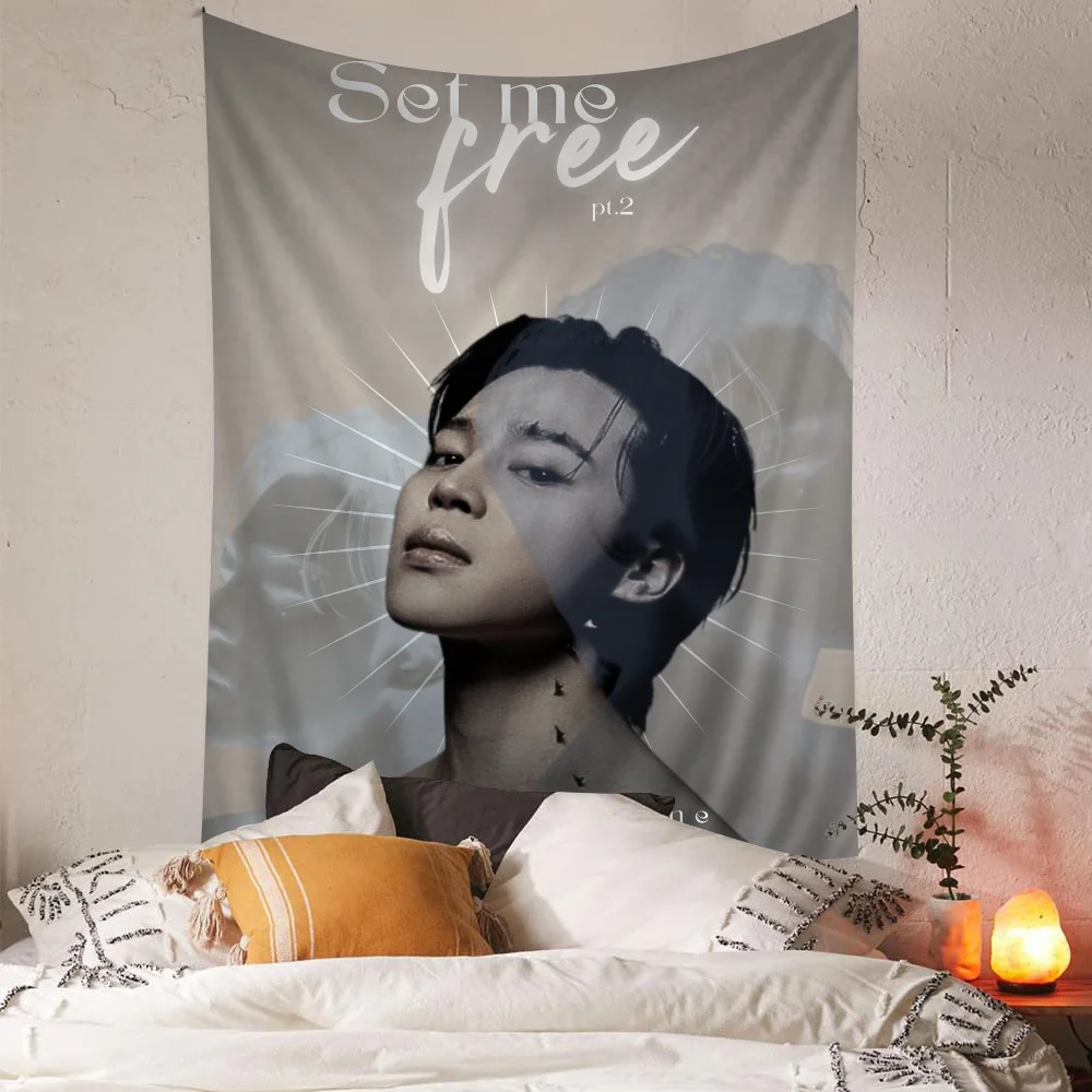 لطيف صبي J-jimins الكرتون نسيج ، غرفة المعيشة ، المنزل ، ديكور النوم ، إنز #1