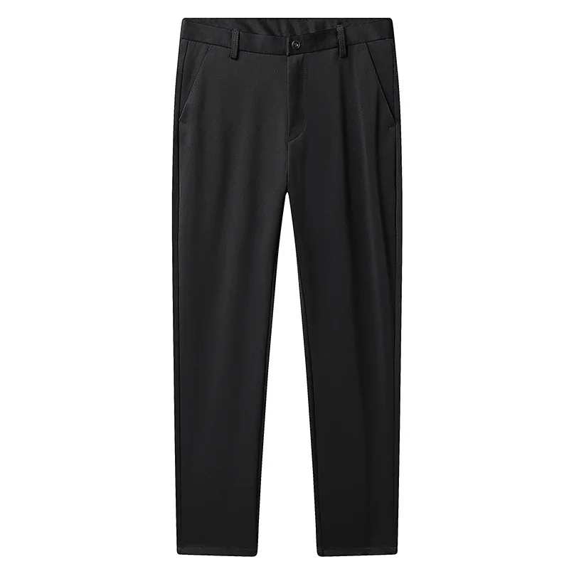Mens Casual Long Length Busine - Leather Work Pants 评论和价格