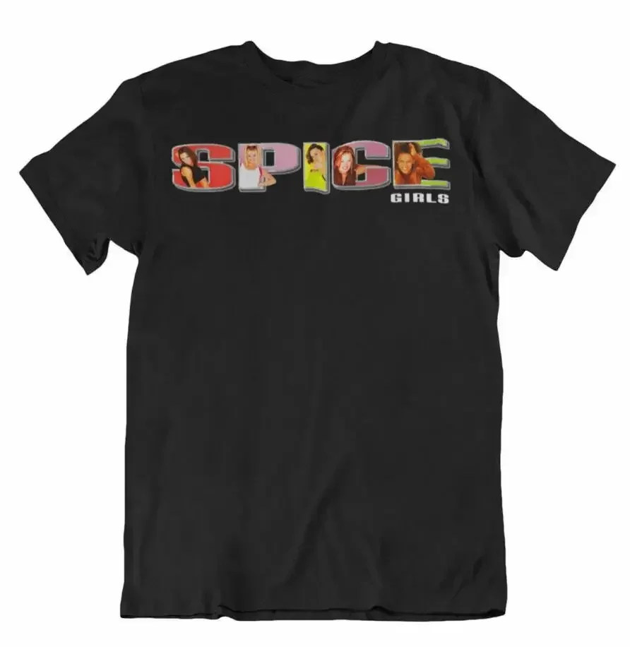 여성용 빈티지 스파이스 걸 티셔츠, 2025 여름, 그래픽, 투어, 콘서트, 헐렁한 티셔츠