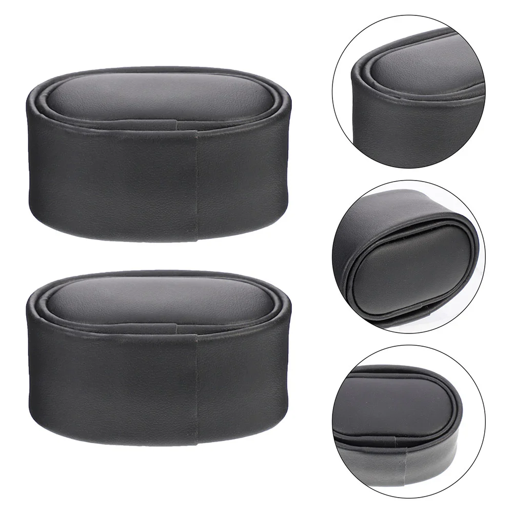 4 Pcs Watches Small Pillow Winder Replacement Pillows Accessories for Black PU Man