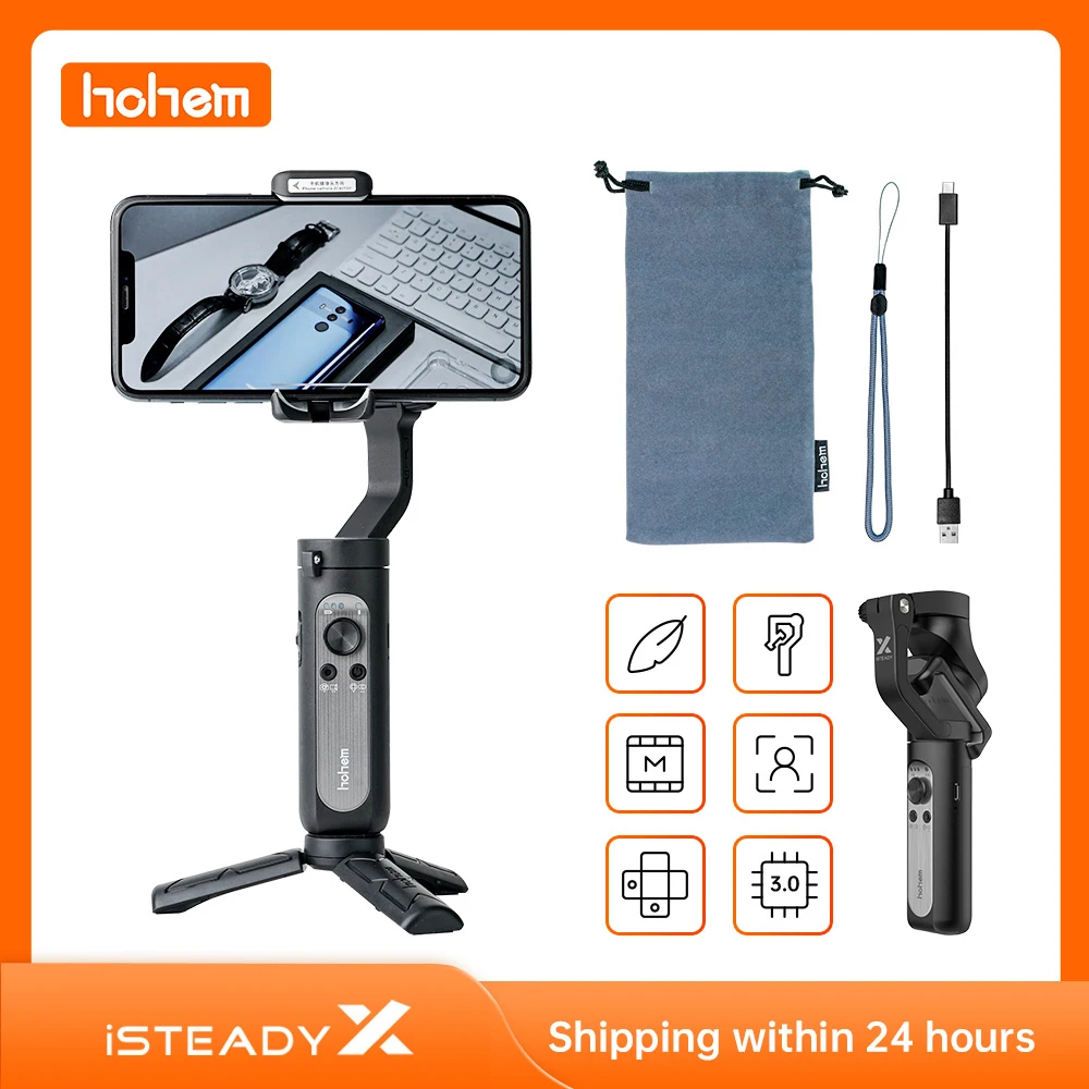 Hohem iSteady X X2 XE Smartphone Gimbal 3-Axis Handheld Stabilizer Phone Selfie Stick Tripod for iPhone 13 Pro Max Xiaomi