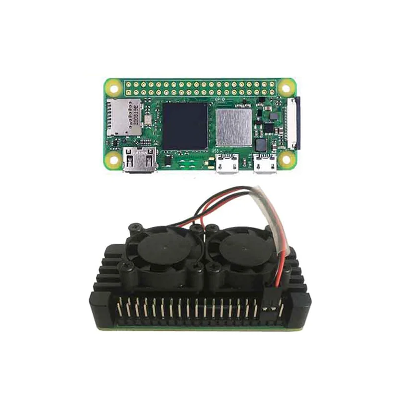 raspberry-pi-zero-2w用-上位デュアルファンヒートシンクケース-pi0-2wモデル-オーバークロック-集中プロジェクト向け-強化冷却