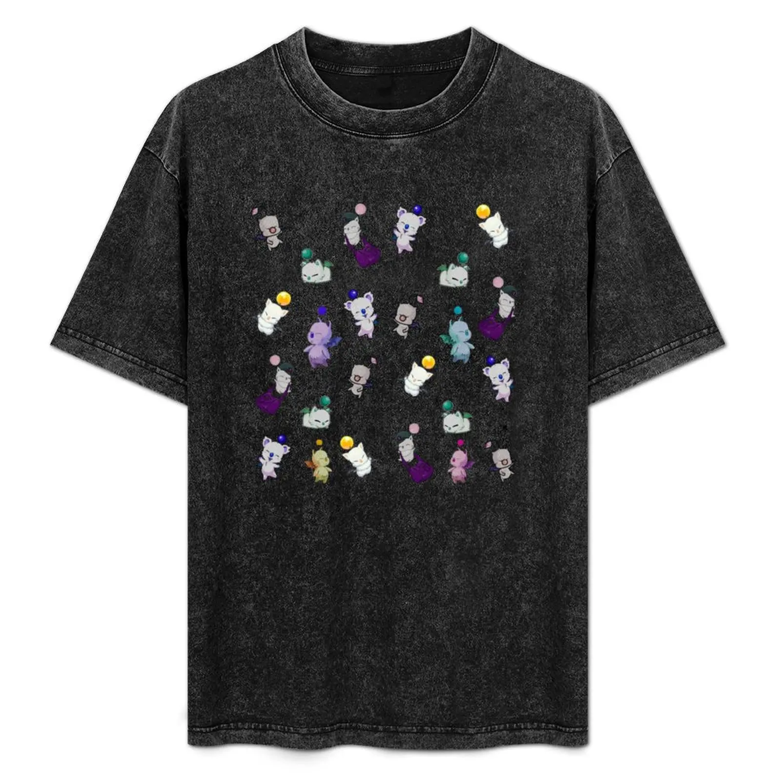 

Moogle Pattern T-Shirt Breathable Lightweight Summer Top