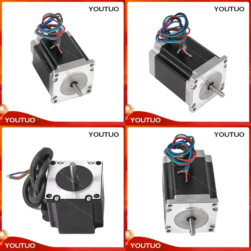   Suncor 76mm Closed Loop Hybrid Two Phase Small Stepper Motor 1.8 Degree Step Angle Precision Motion Control Component
