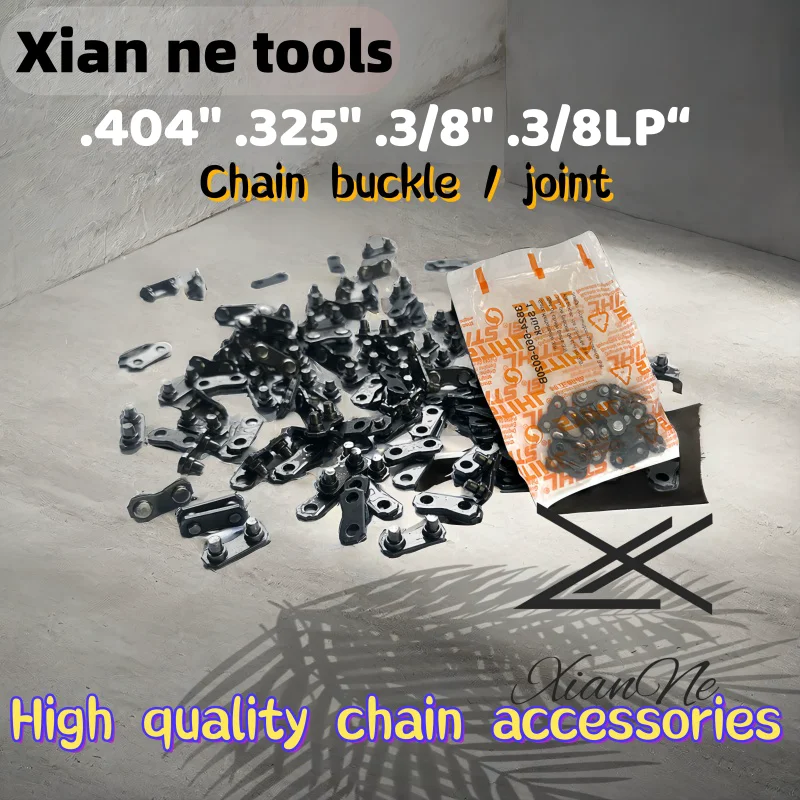 

20 Pair .3/8" .3/8LP" .325” .404” Chainsaw Chain Connector Chain Lock Chainsaw Chain Replacement Accessories Gasoline Garden