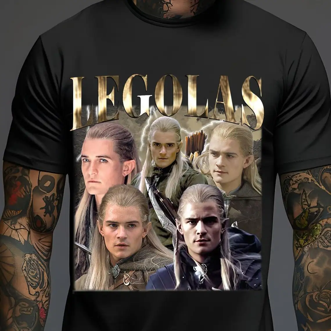 Legolas Vintage Unisex Classic T-Shirt Limited Lord Ring Retro Bootleg Graphic Hoodie Gift Fan Friends Him Her Birthday Present