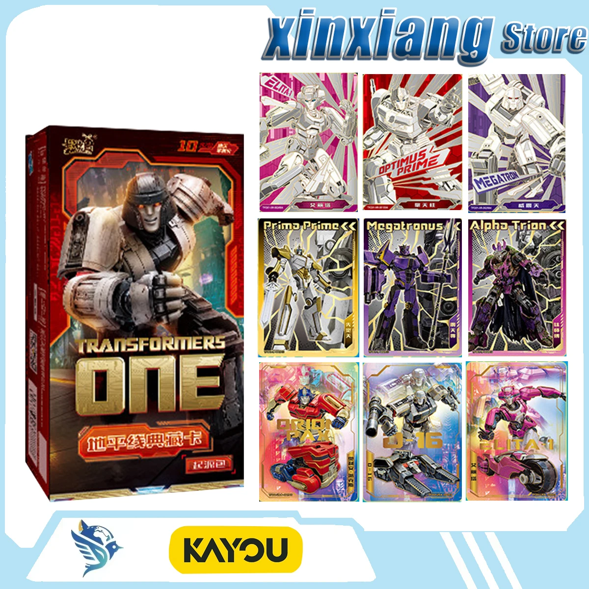 

Коллекционные карточки KAYOU Transformers: Оптимус Прайм SE — персонажи мультфильмов и аниме, коллекционные карточки по мотивам аниме и манги.