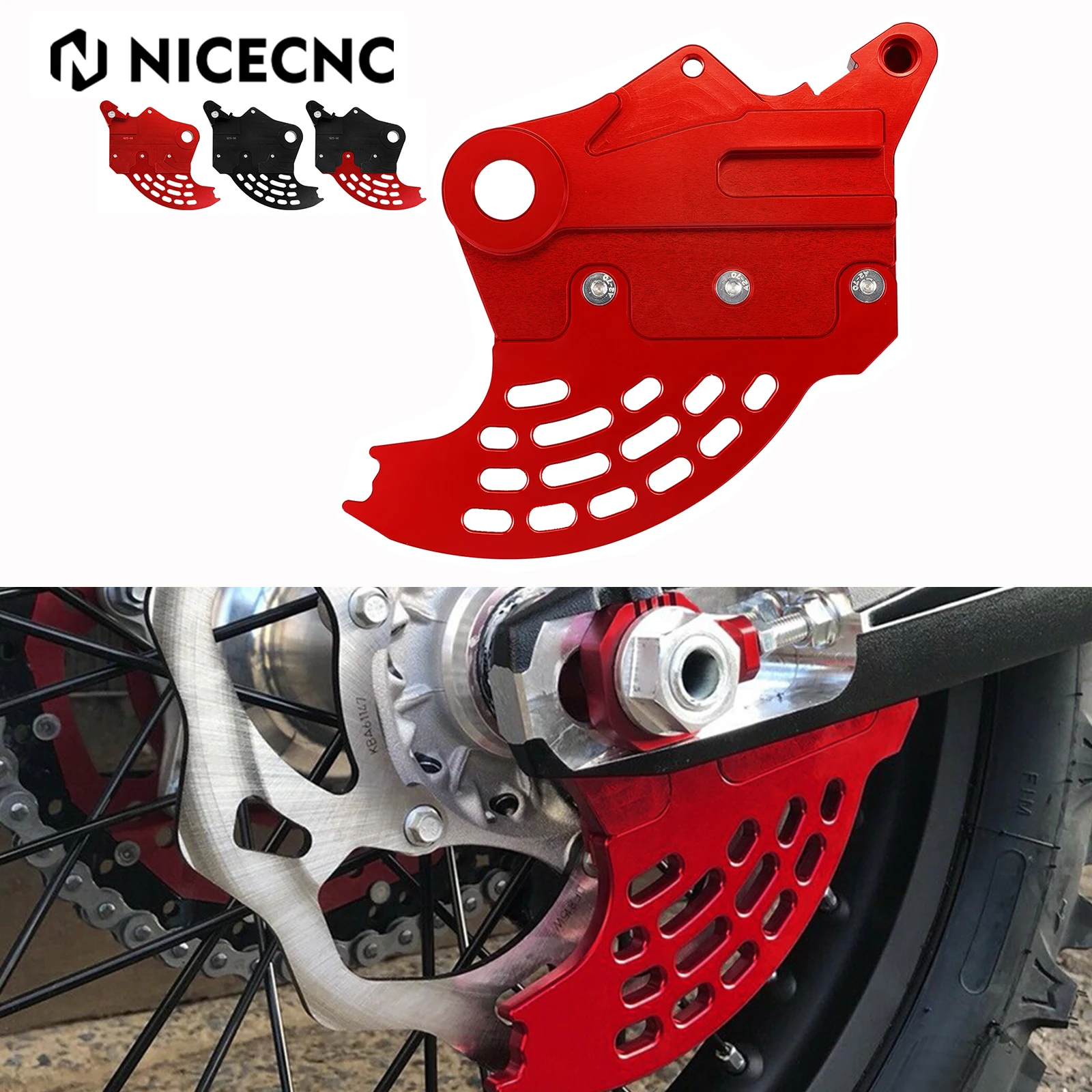 For Beta RR RS 300 250 200 350 390 430 430 450 480 498 500 2T 4T Enduro CNC Rear Brake Disc Guard Protector Cover Accessories