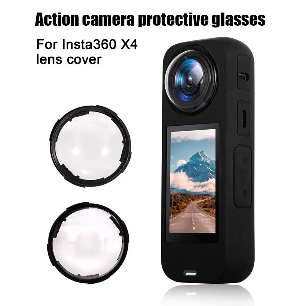 Suitable For Insta360 X4 Rotating Optical Tempered Glass/plastic Protective Mirror Anti Drop Mirror Accessories