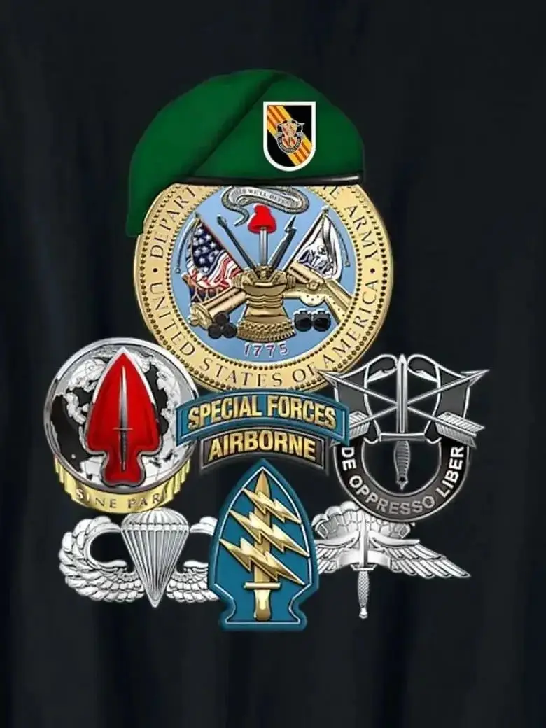 

Vietnam Veteran Military US Army 5th Special Forces Group T-Shirt 100% Cotton O-Neck Short Sleeve Summer Casual Mens T-shirt