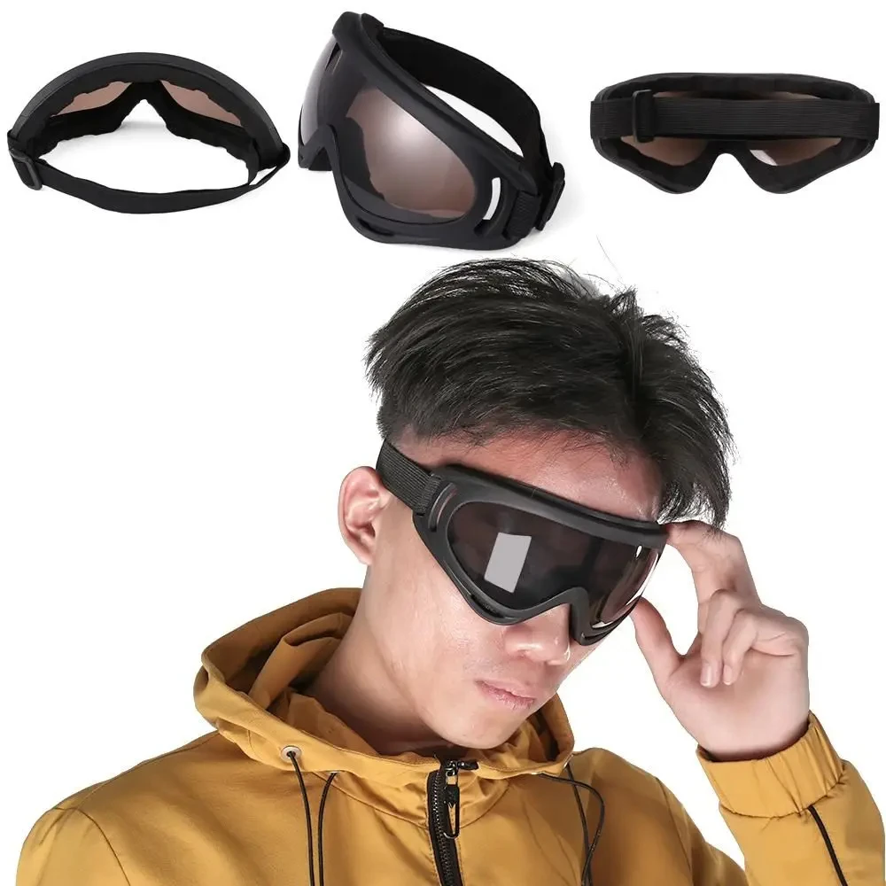 DIZETION 1Pc Winter Winddicht Skifahren Brille Outdoor Sport Brillen Gläser Ski Staubdicht Objektiv Rahmen Sonnenbrille – Detail 6